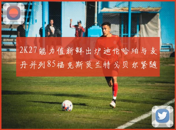 2K27能力值新鲜出炉迪伦哈珀与麦丹并列85福克斯莫兰特戈贝尔紧随其后84